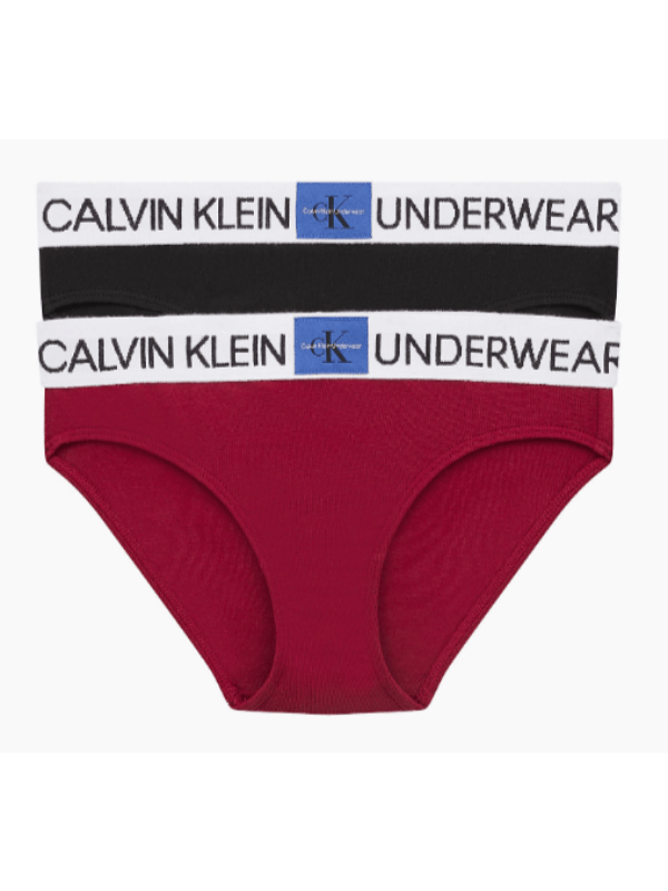 Calvin Klein 2-Pak Trusser Red/Black Pige