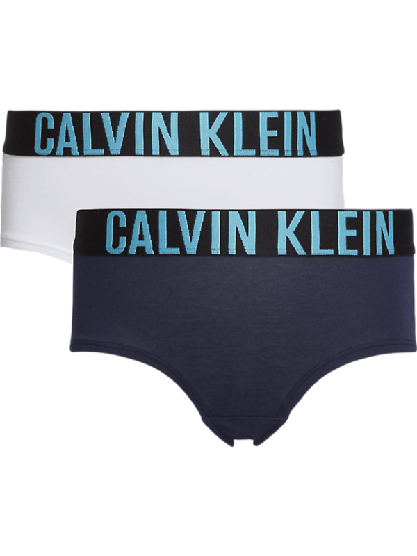 Calvin Klein 2-pak Hipster Black Iris/ White Pige