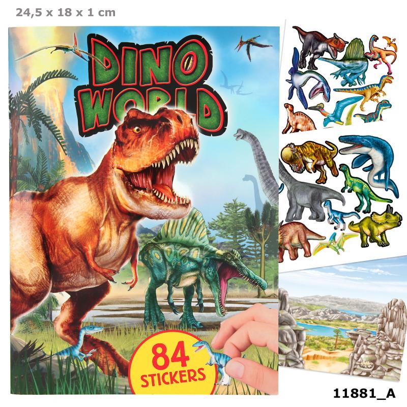 Dino World Seje Dinosaur Klistermærker