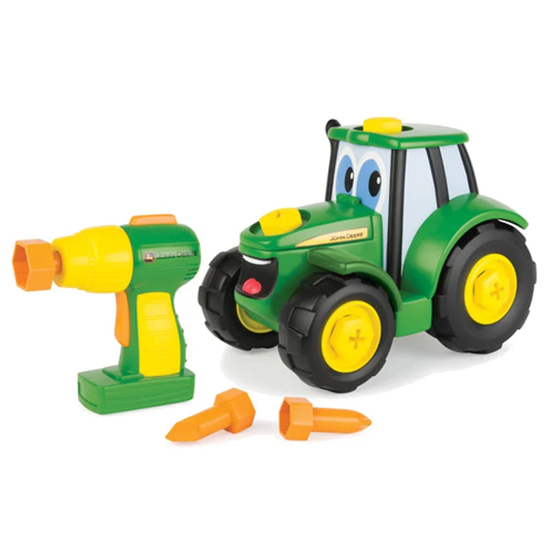 John Deere Johnny Byg En Traktor Og John Deere Build A Dump Truck Sæt