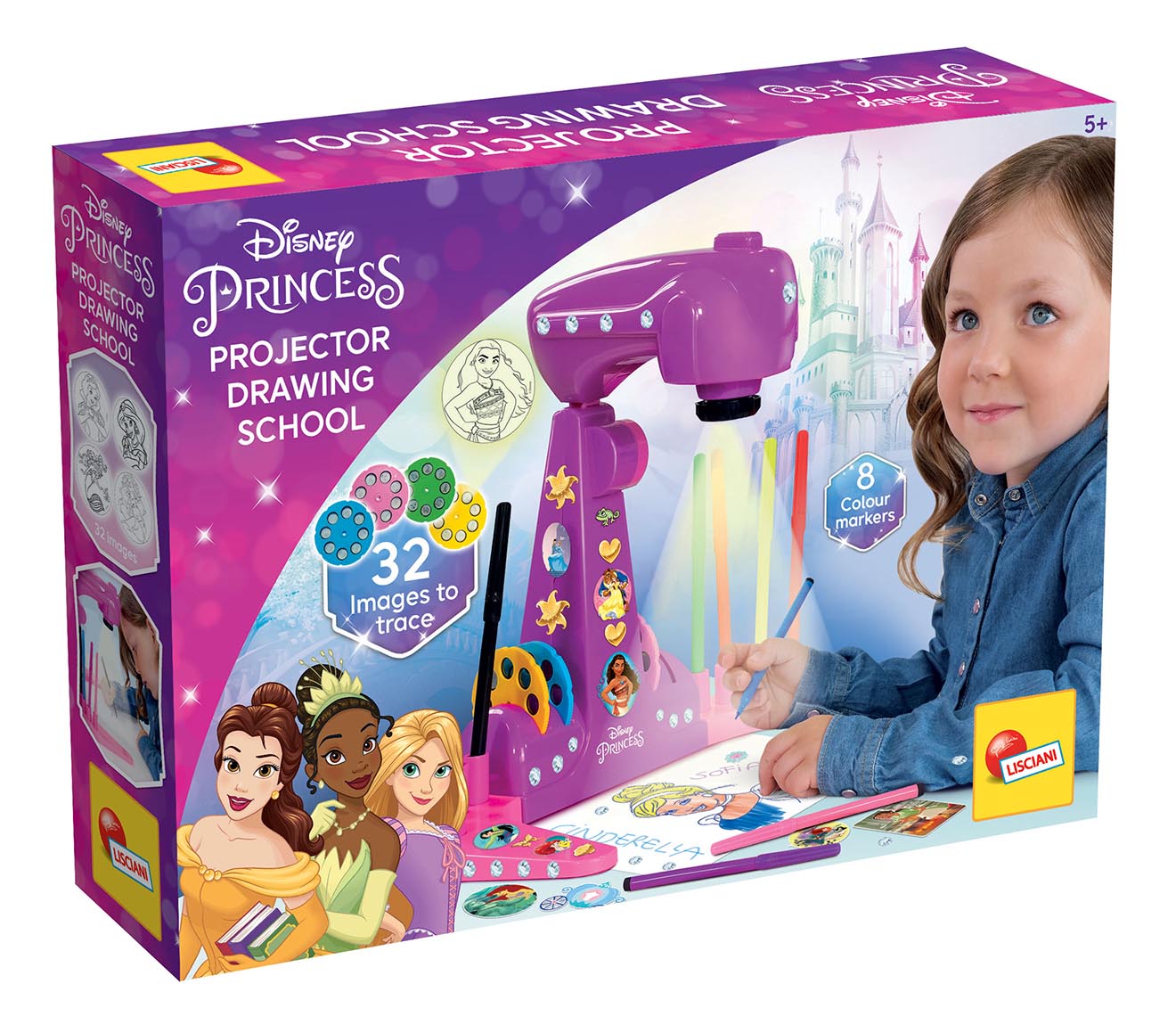 Disney Princess tegneprojektorsæt. - FORHÅNDSBESTILLING