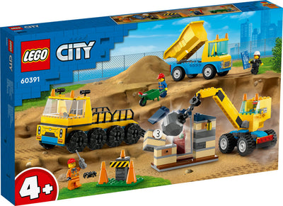 LEGO City Entreprenørmaskiner og nedrivningskran