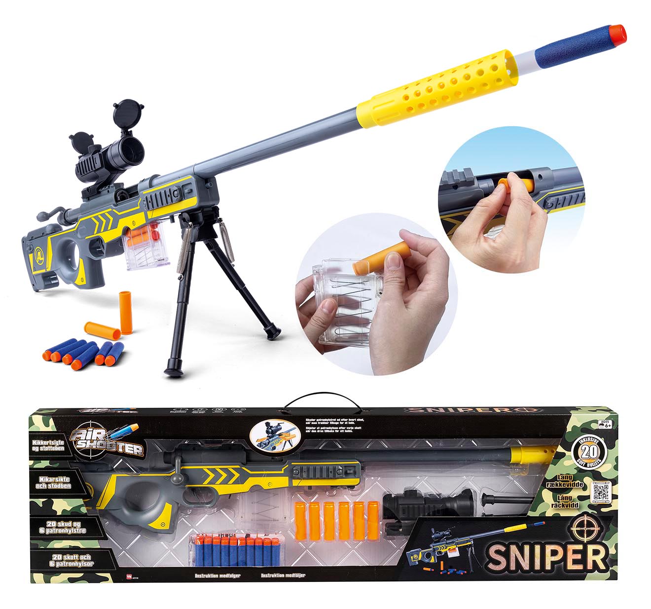 Sniper Riffel Med Kikkert