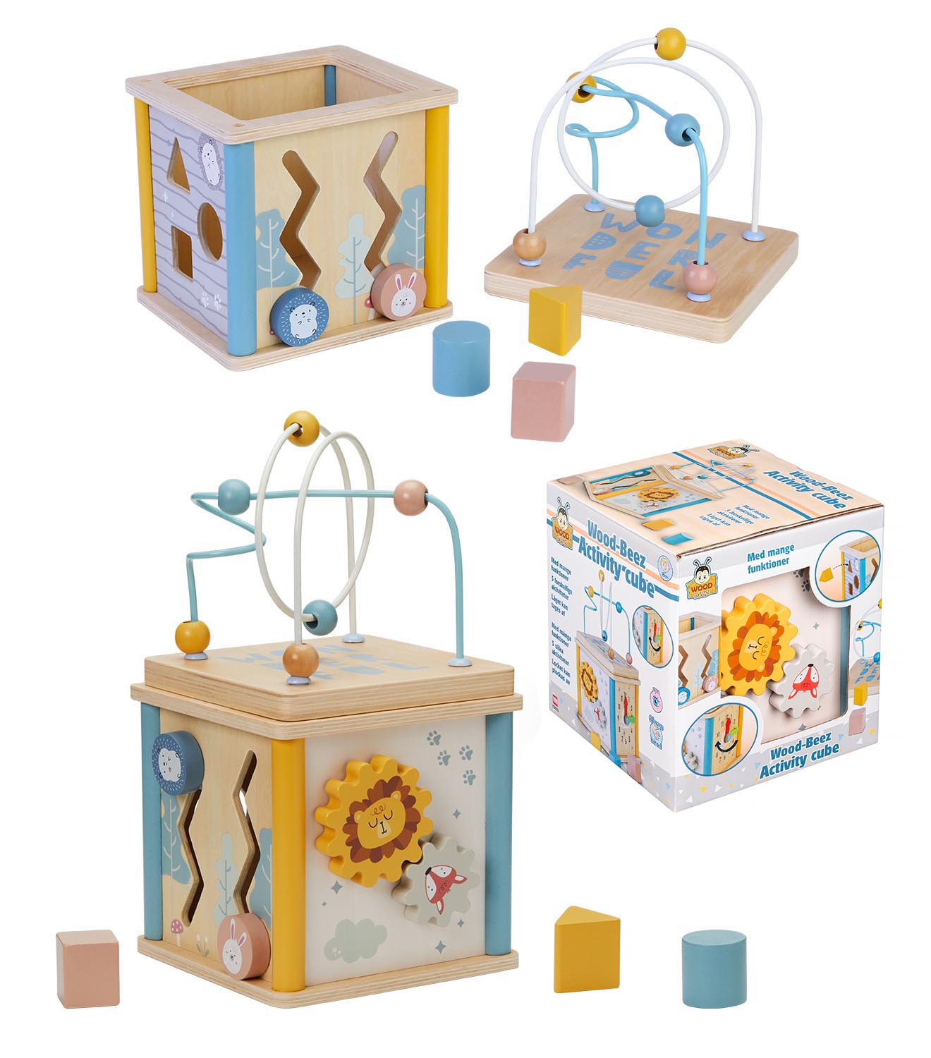 WOOD BEEZ AKTIVITY CUBE