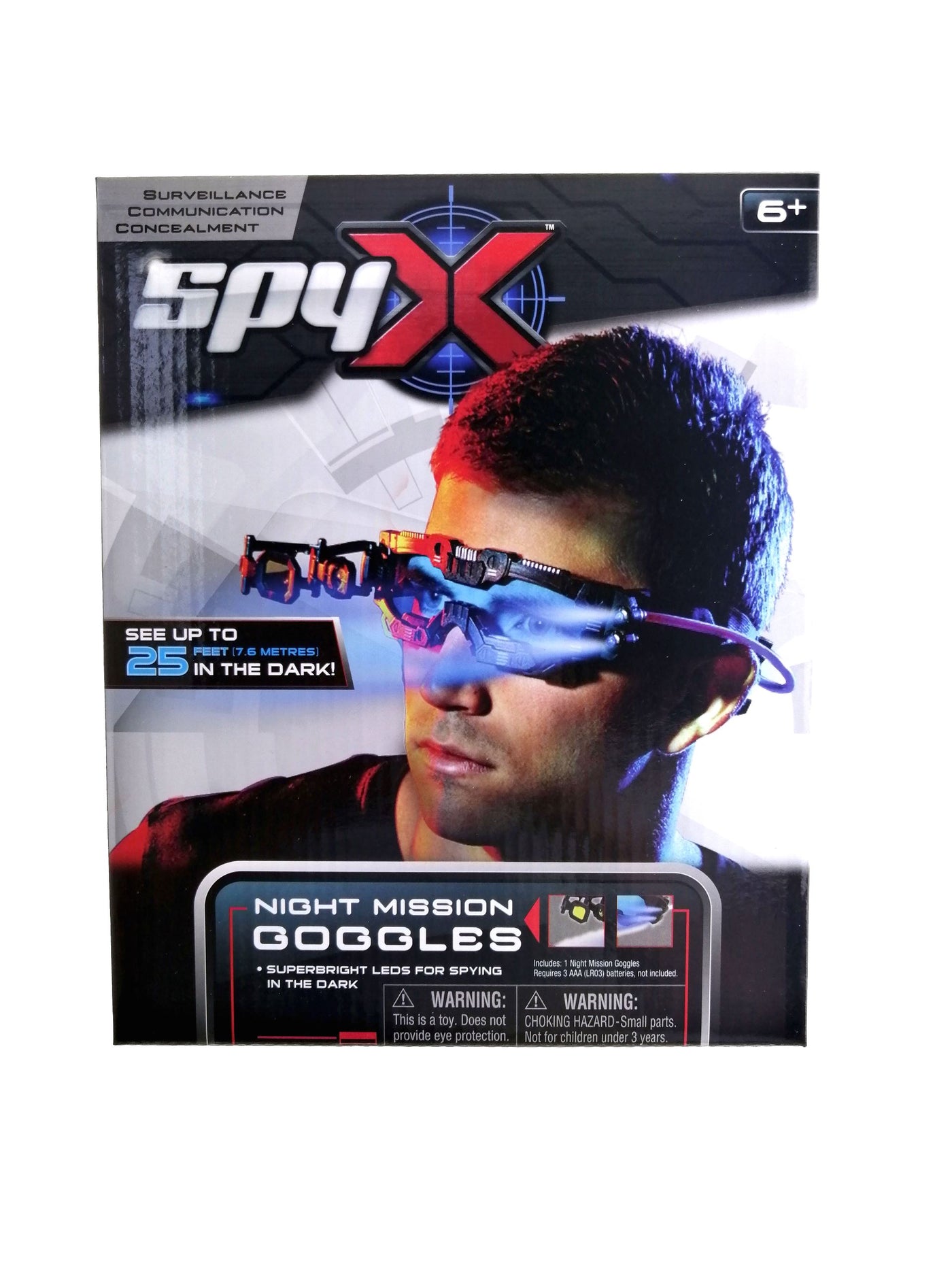 SpyX Night Mission Spion Briller