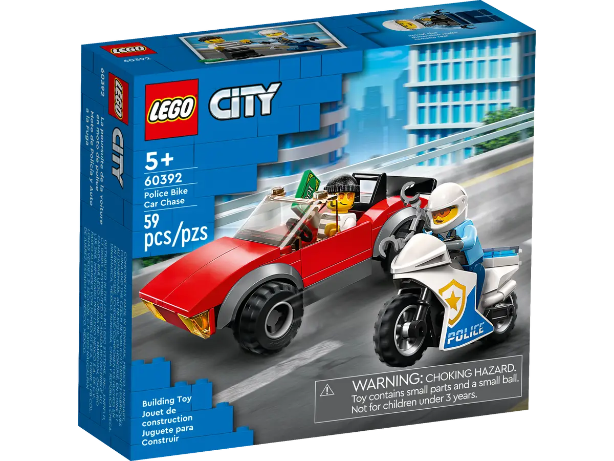 LEGO City Politimotorcykkel På Biljagt