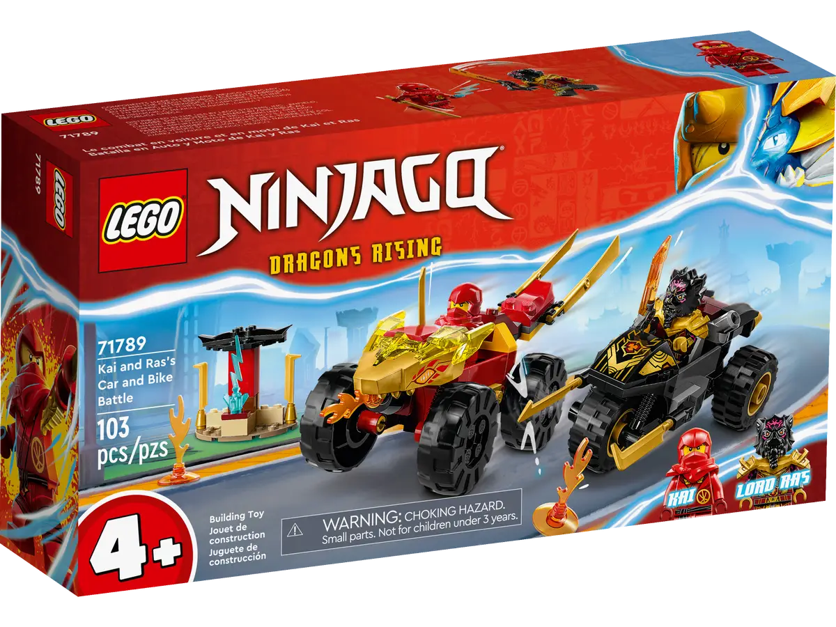 LEGO Ninjago Kai Og Ras Bil Og Motorcykkelkamp