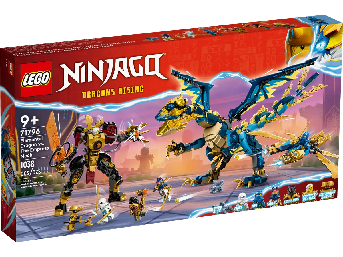 LEGO Ninjago Elementdrage Mod Kejserinde Kamprobotten