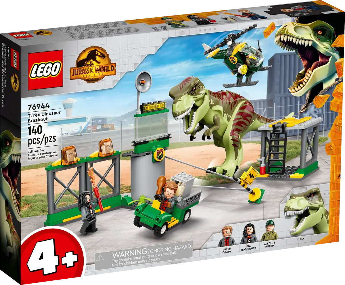 LEGO Jurassic World - T. Rex På Dinosaurflugt
