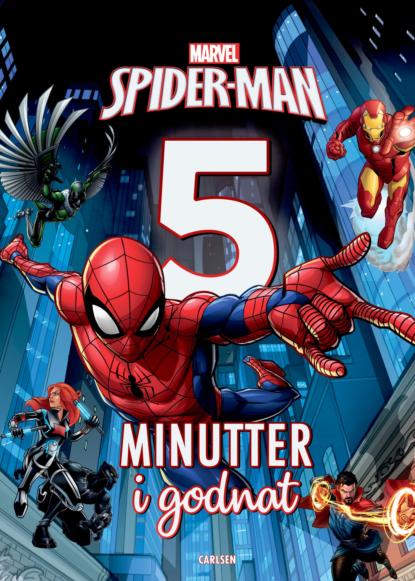 Børnebog Fem Minutter I Godnat - Spiderman