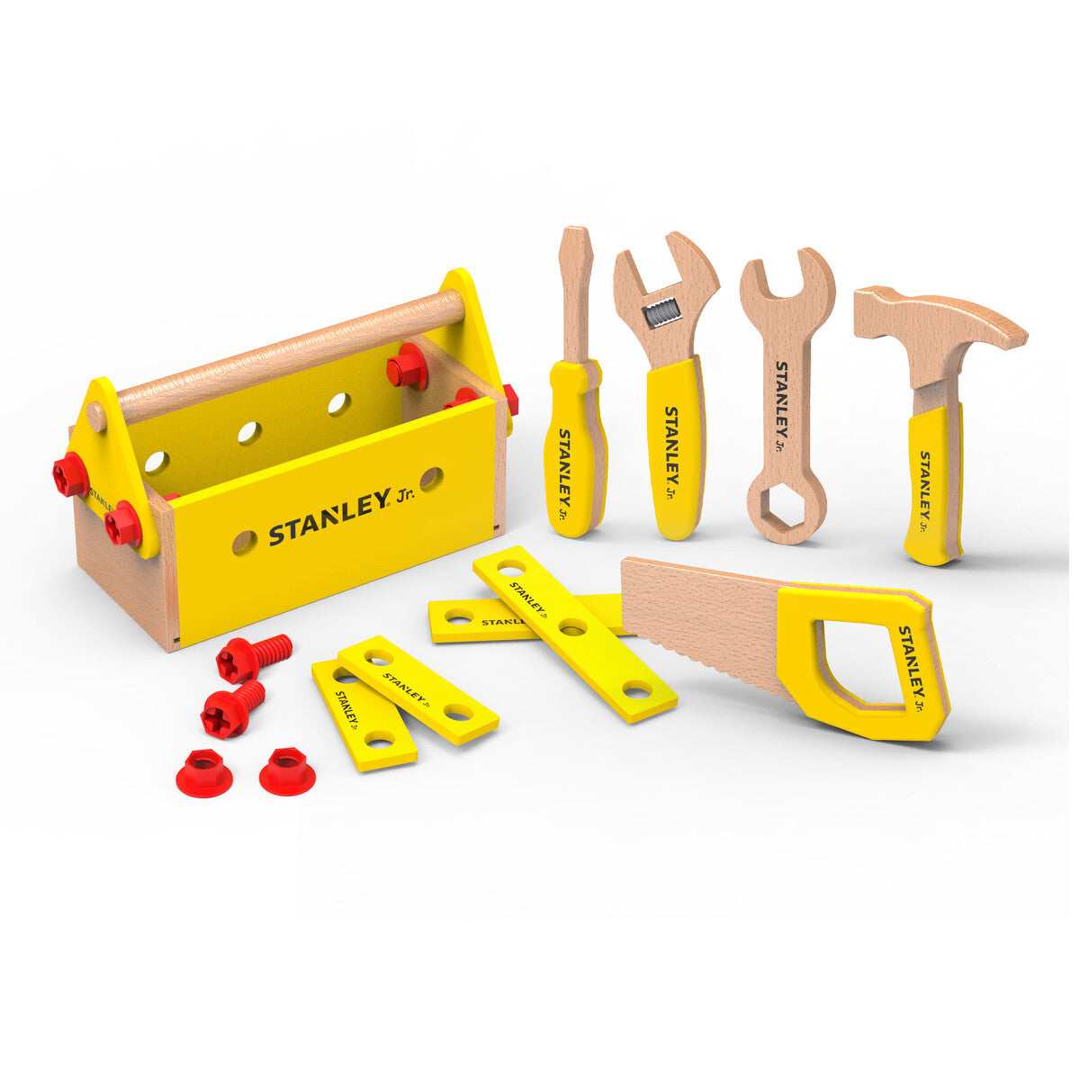 Stanley Junior Værktøjskasse Med Værktøj I Træ