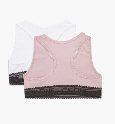 Calvin Klein 2-pak Bralette Blush/White