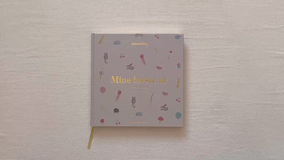 Barnets Bog - Mine Første År Album Rosa (Ny model)
