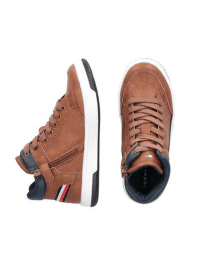Tommy Hilfiger High Sneakers Tobacco