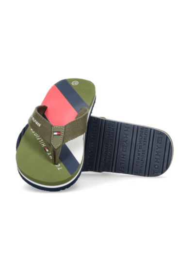 Tommy Hilfiger Flip Flop Badesandaler Military Green