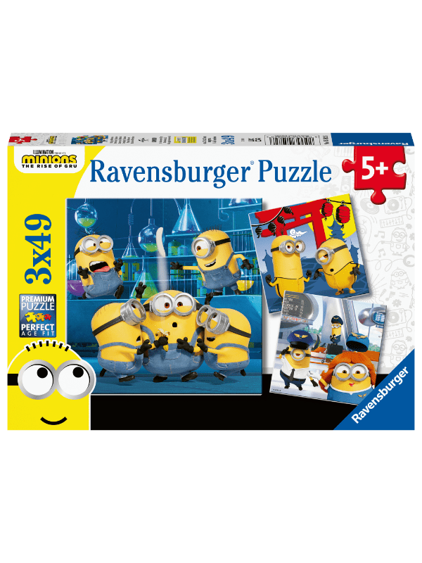 Puslespil Minions 2 3×49 Brikker