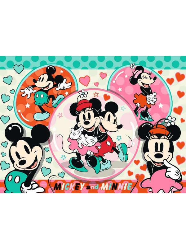 Puslespil, Disney The Dream Couple Mickey & Minnie 150 Brikker