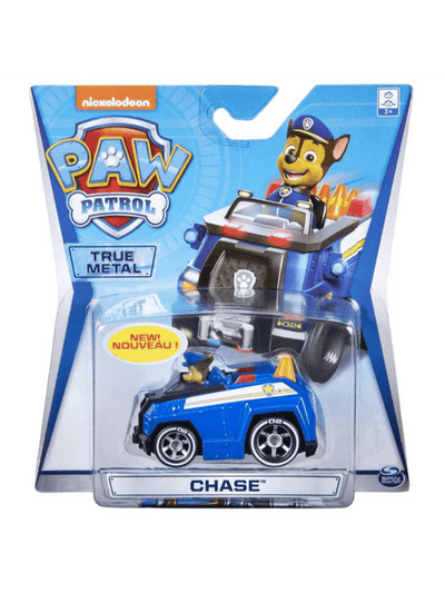 Paw Patrol True Metal Vehicles Chase blå