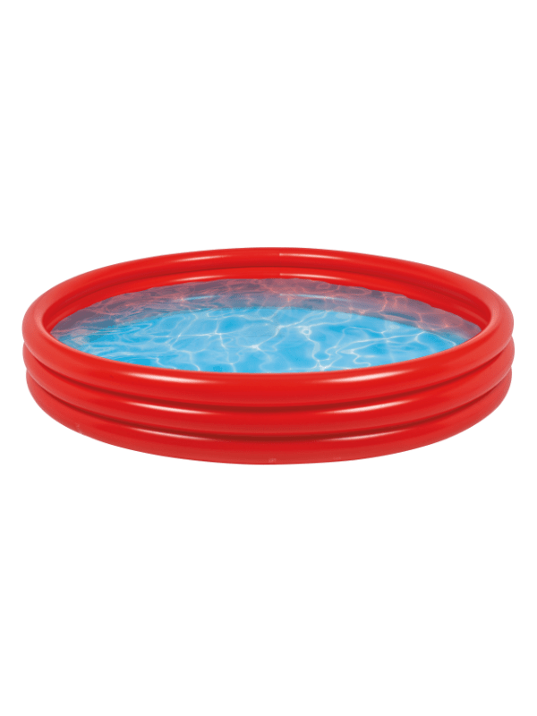 3-rings pool rød