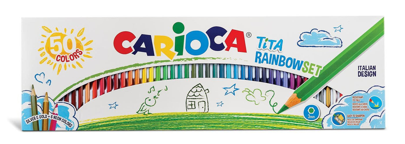 Carioca 50 stk. Farveblyanter 