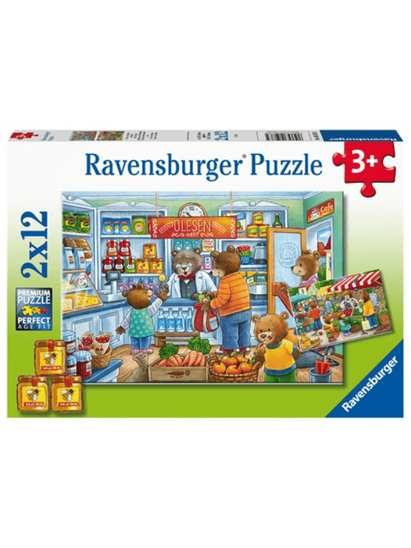 Puslespil Let's Go Shopping 2x12 Brikker