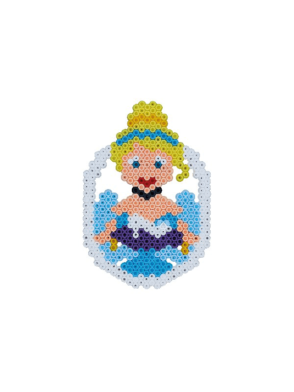 Hama Midi Ophængsæske Disney Prinsesse