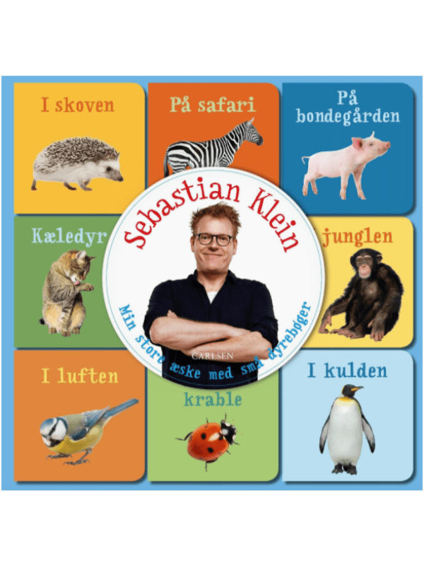 Børnebøger Sebastian Klein - Min Store Æske Med Små Dyrebøger