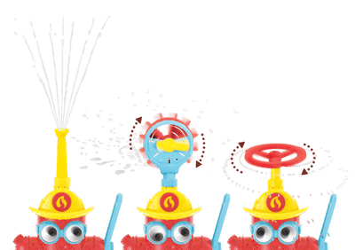 Badelegetøj Yookidoo Ready Freddy Spray 'N' Sprinkle
