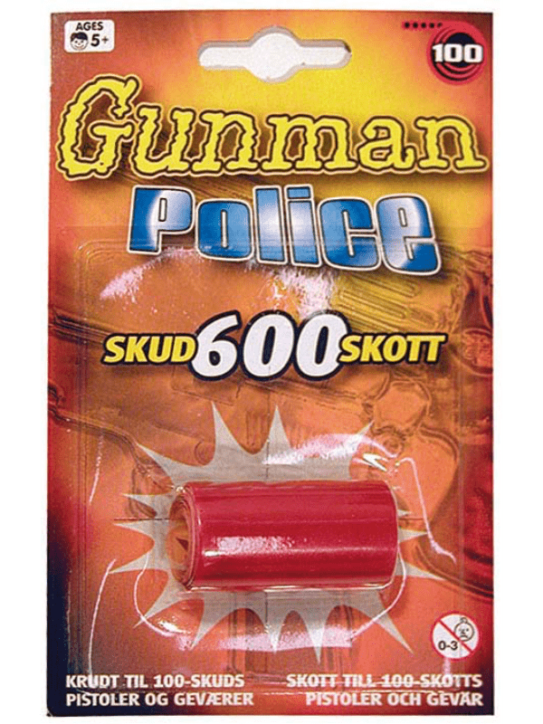 Sunman Police 6 Ruller Med 100 Skud