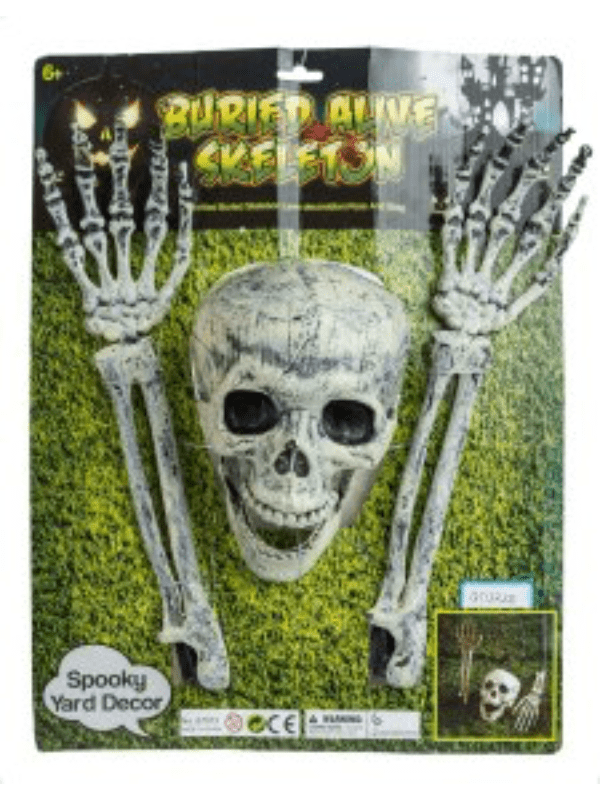 Dekoration Skelethoved Og Knogler 