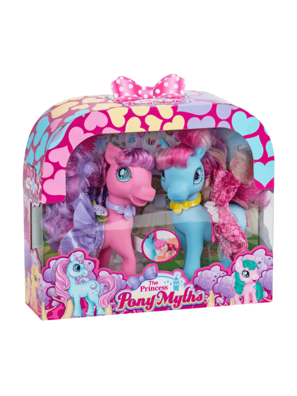 Pony Prinsesse Sæt Med 2 Ponyer