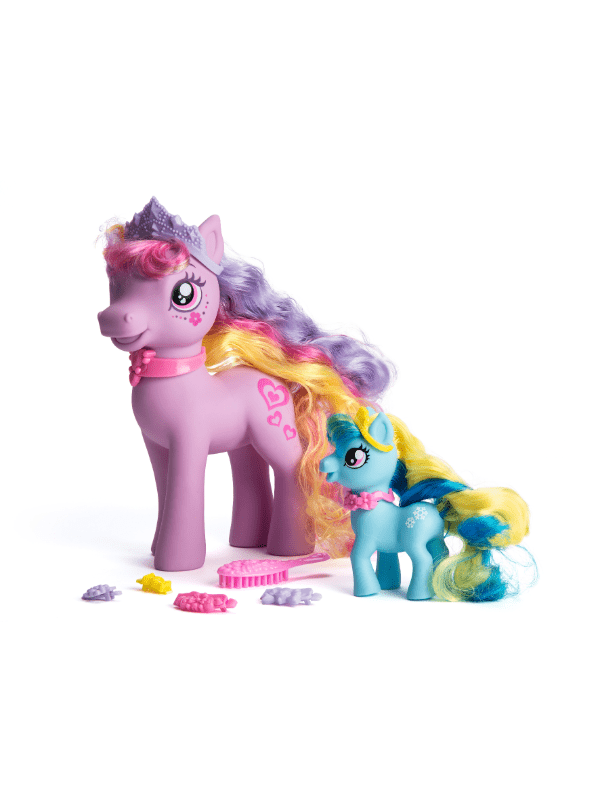 Pony Prinsesse Sæt Med 2 Ponyer 