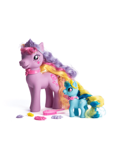 Pony Prinsesse Sæt Med 2 Ponyer 