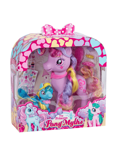 Pony Prinsesse Sæt Med 2 Ponyer 