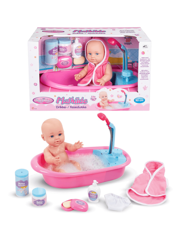 My Baby Dukke Med Badekar