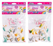 Unicorn Family 3 Store Og 3 Små Figurer.