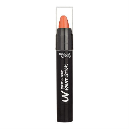 UV Face & Body Paint Stick, Orange