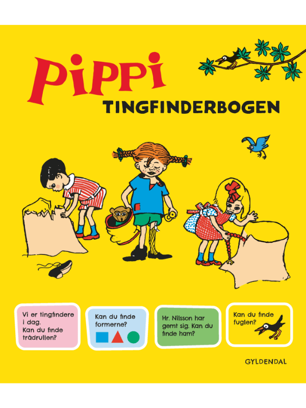 Børnebog Pippi Tingfinderbogen