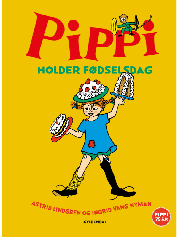 Børnebog Pippi Holder Fødselsdag