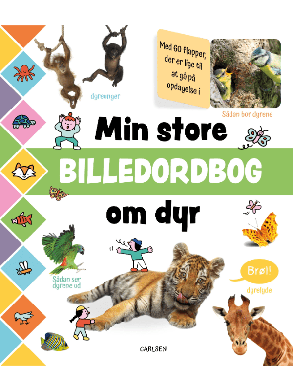Børnebog Min Store Billedordbog Om Dyr