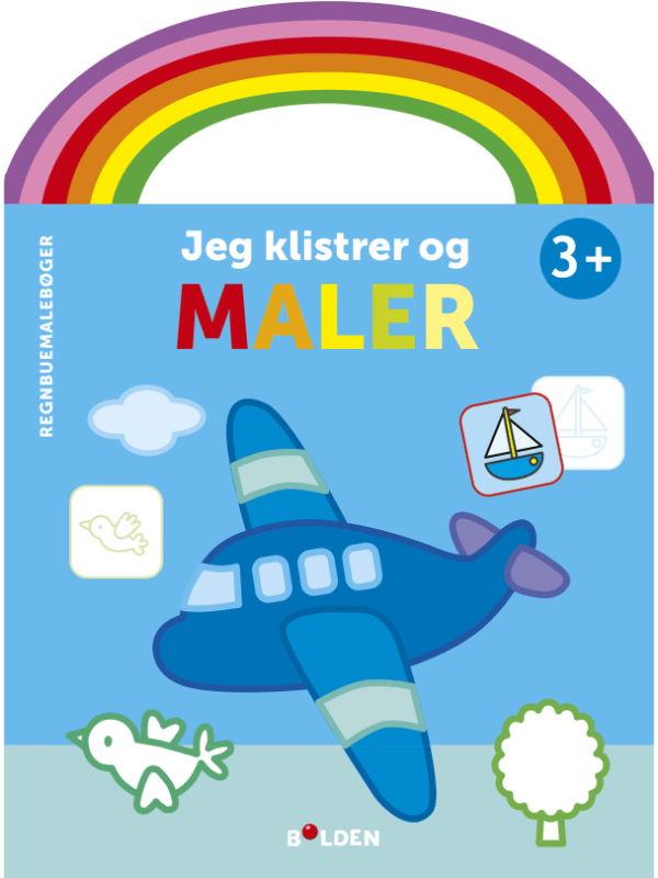 Malebog Jeg Klistre Og Maler (Flyver) 3 År+