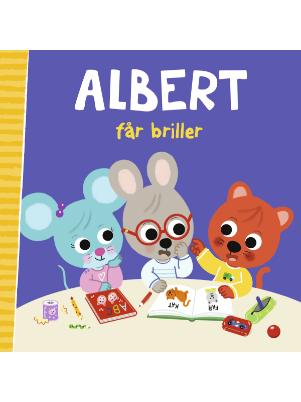 Børnebog Albert får briller