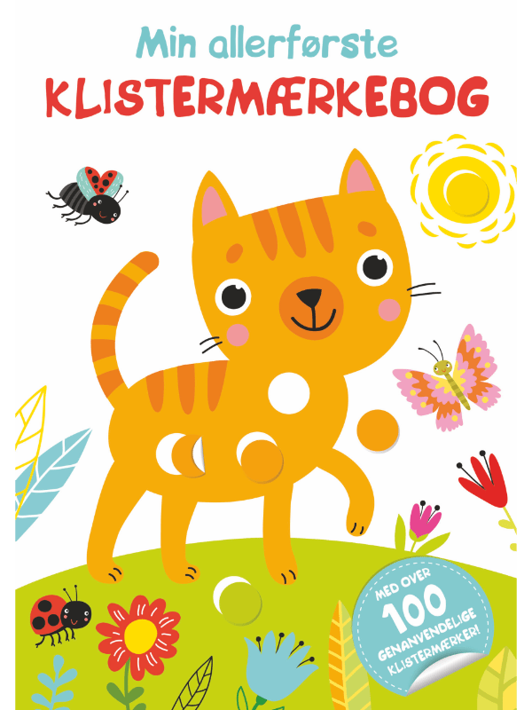 Aktivitetsbog, Min Allerførste Klistermærkebog: Kat