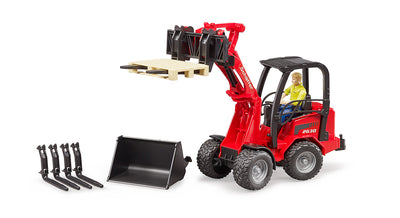 Bruder Schäffer Compact loader 2034 Med Figur Og Tilbehør