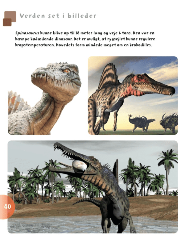 Børnebog, Dinosaurer Og Andre Øgler Fra Fortiden