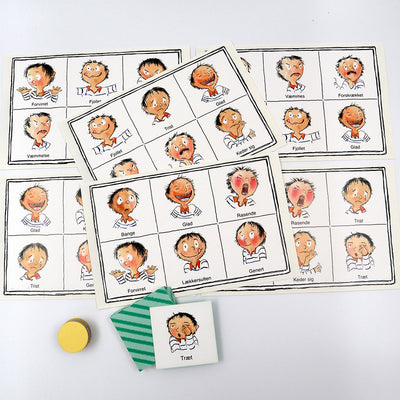 Bingo med følelser Brætspil