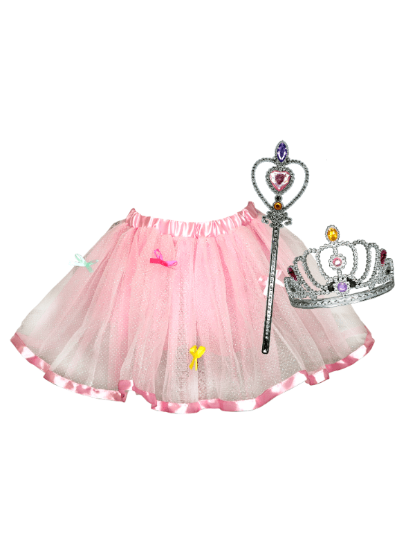Prinsesse tylskørt lyserød