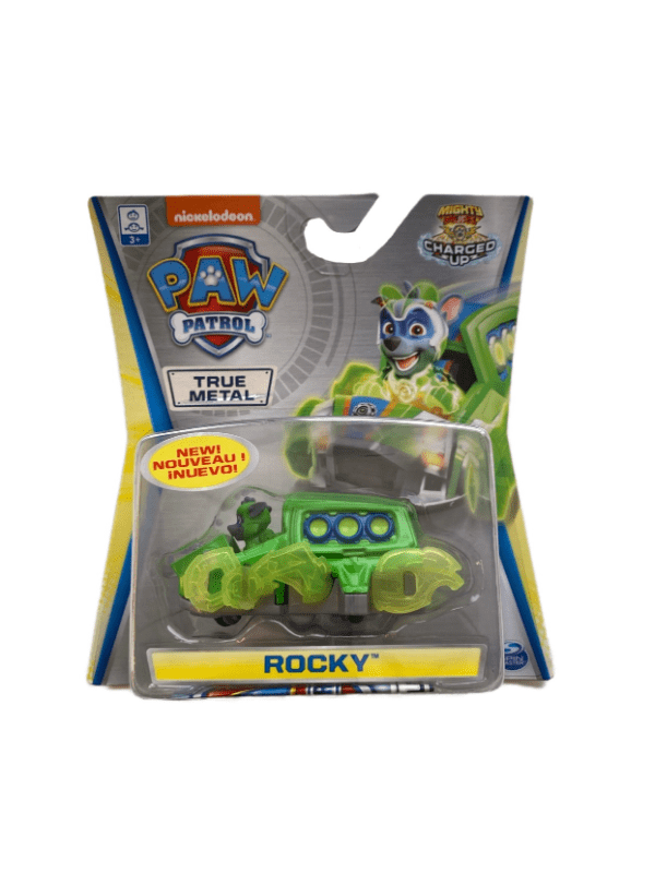 Paw Patrol True Metal Vehicles Rocky Mighty Pups