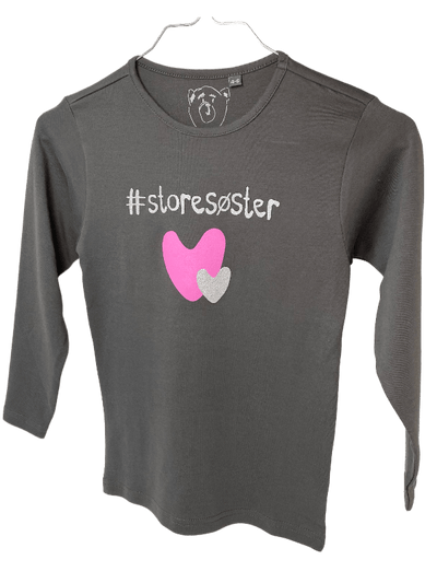 #Storesøster T-Shirt L/S, Steel Grey