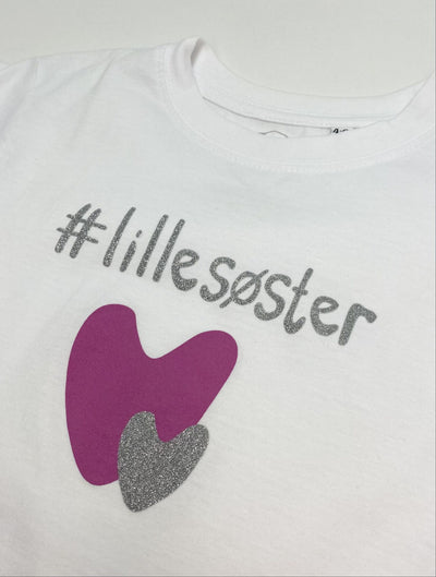 #Lillesøster T-Shirt L/S, Hvid